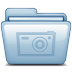 Pictures Blue Icon 72x72 png
